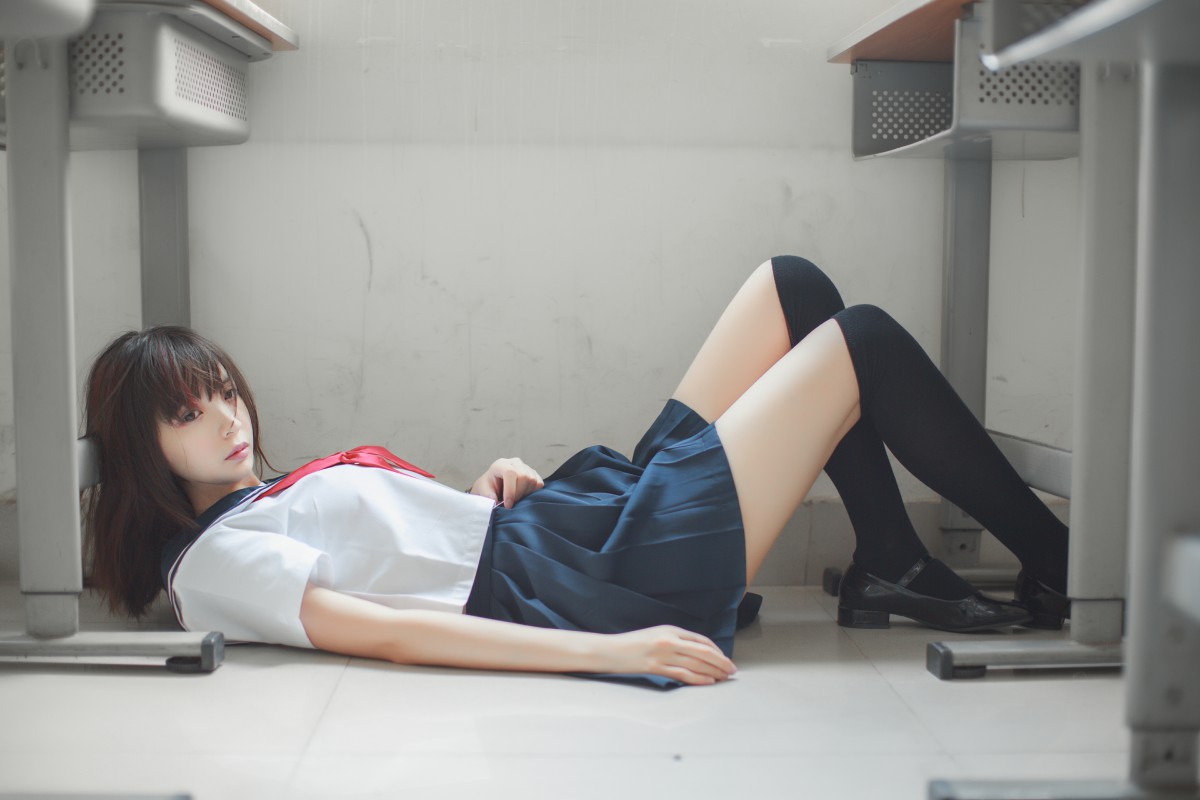 COS美女 疯猫ss – 同桌的水手服 – COSPLAY