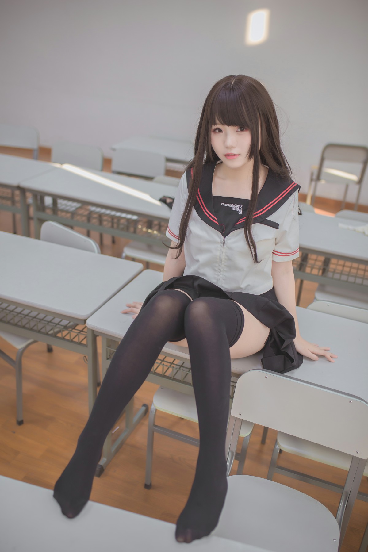性感人气COSER Yoko宅夏Cos – 黑丝JK – COSPLAY