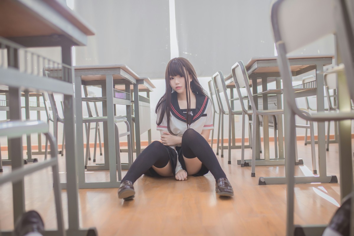 性感人气COSER Yoko宅夏Cos – 黑丝JK – COSPLAY