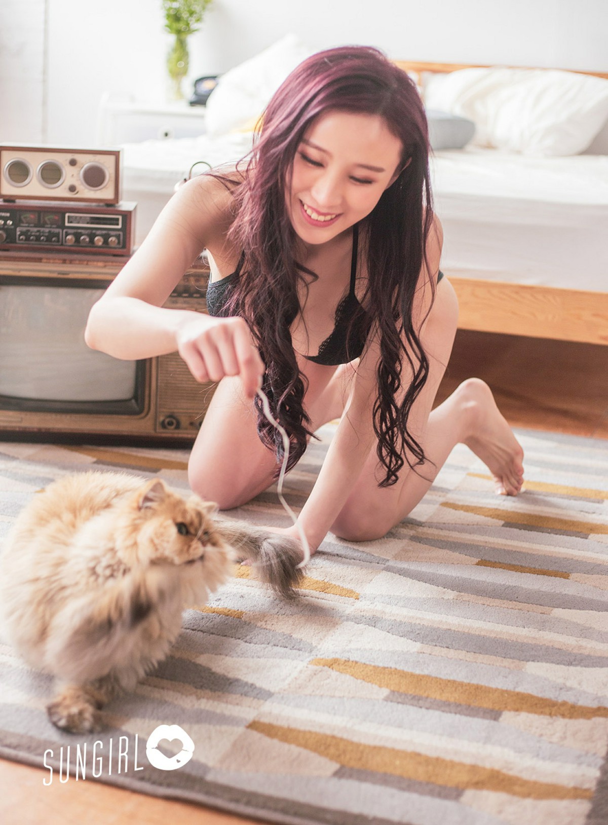 [SUNGIRL阳光宝贝]NO.009 黑色诱惑！蔓蔓宠爱你写真 黄蔓蔓Irenea – COSPLAY