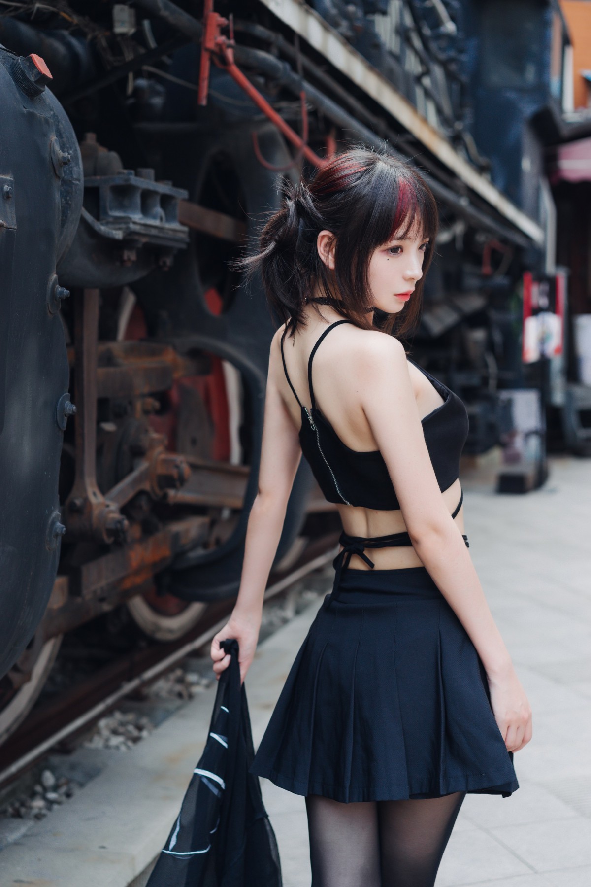 疯猫ss – 黑丝复古 – COSPLAY