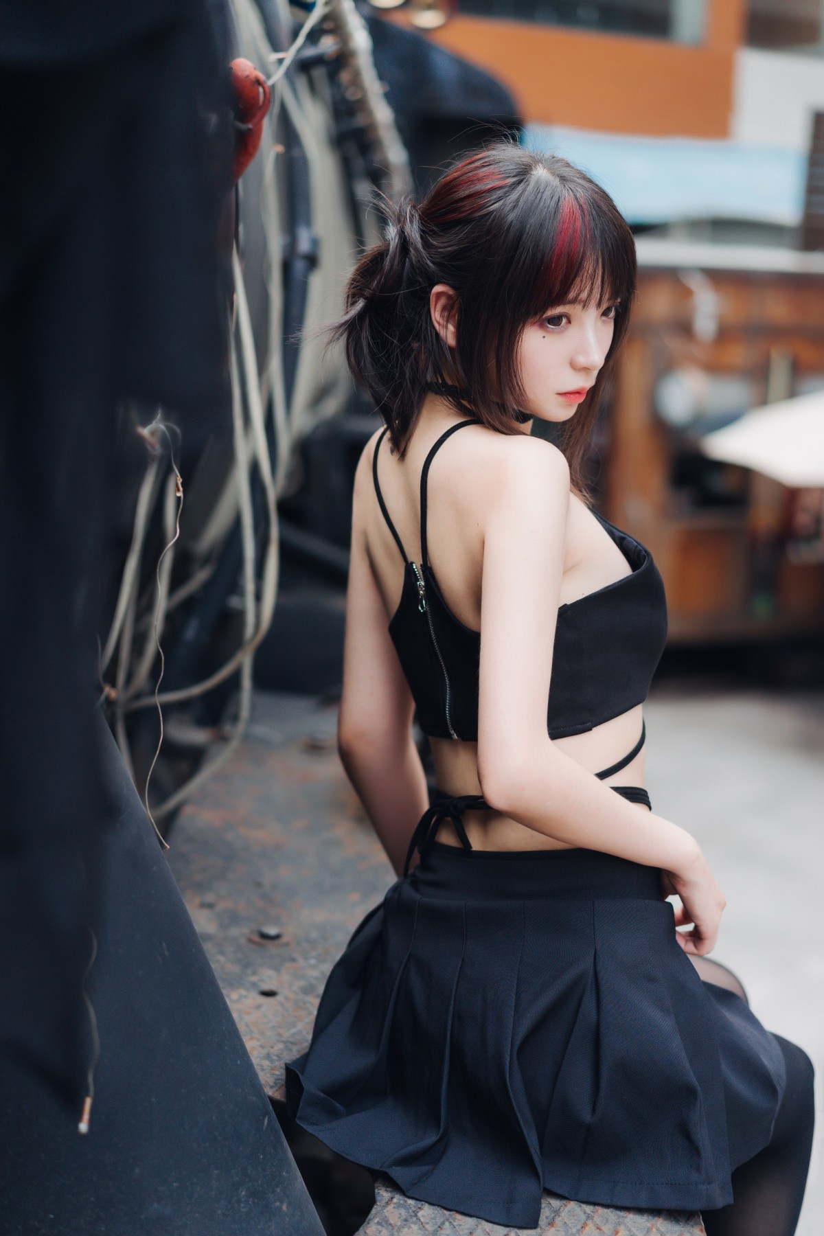 疯猫ss – 黑丝复古 – COSPLAY