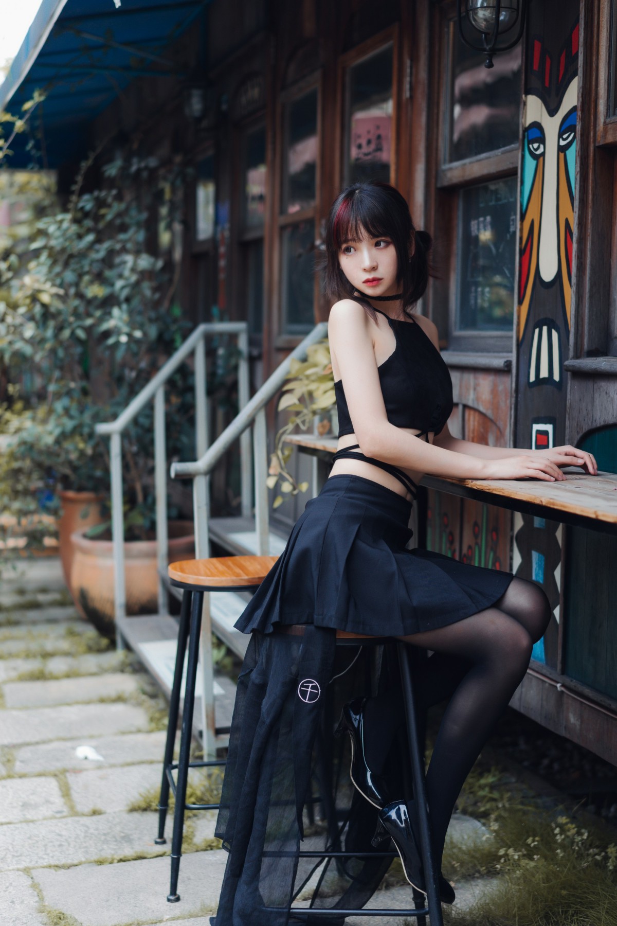 疯猫ss – 黑丝复古 – COSPLAY
