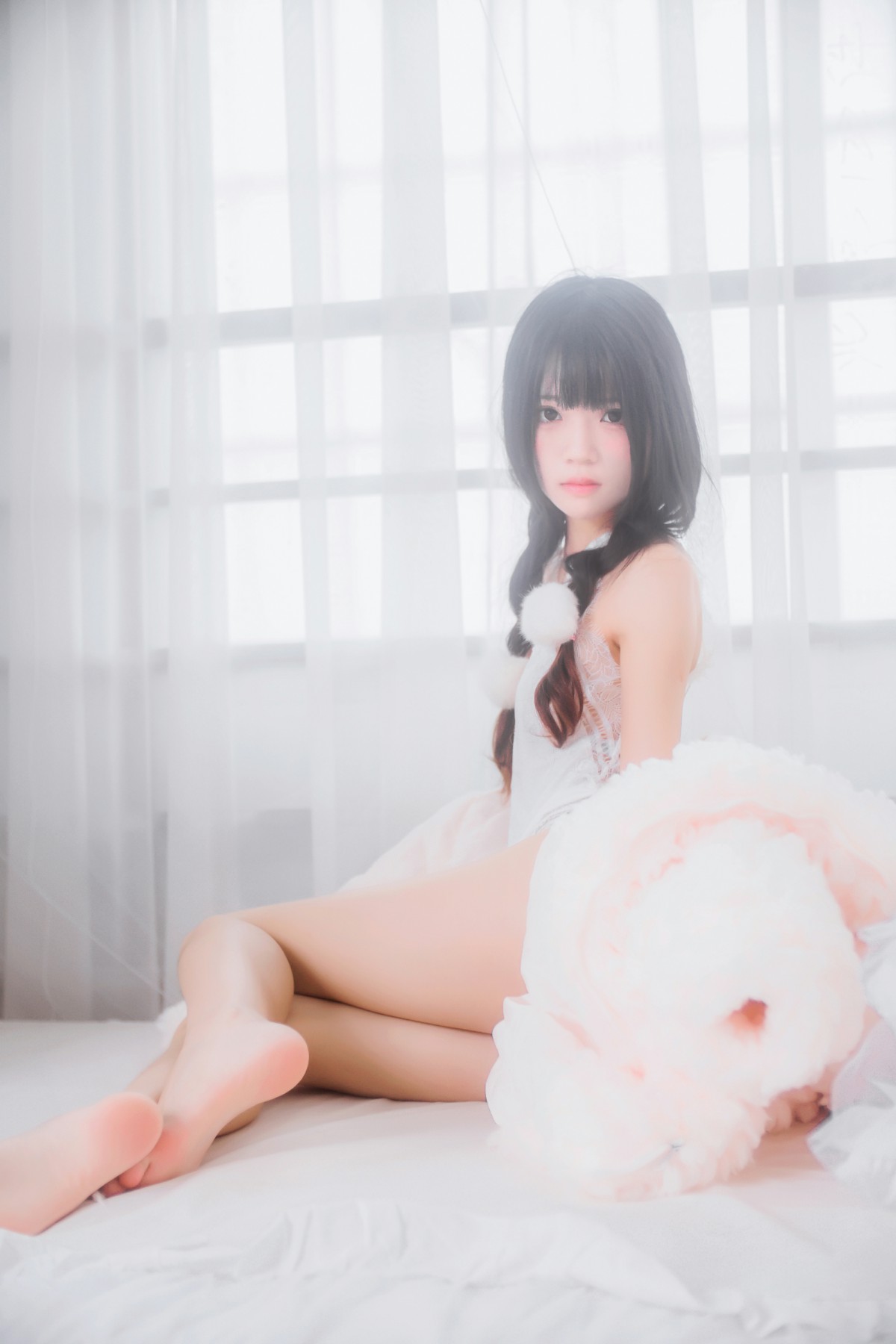 萝莉风COS 桜桃喵 – 纯白私房 – COSPLAY