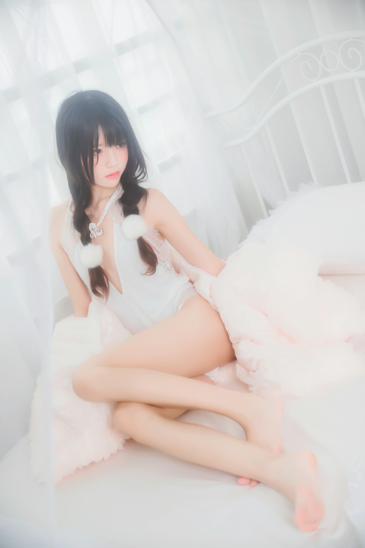 萝莉风COS 桜桃喵 – 纯白私房 – COSPLAY