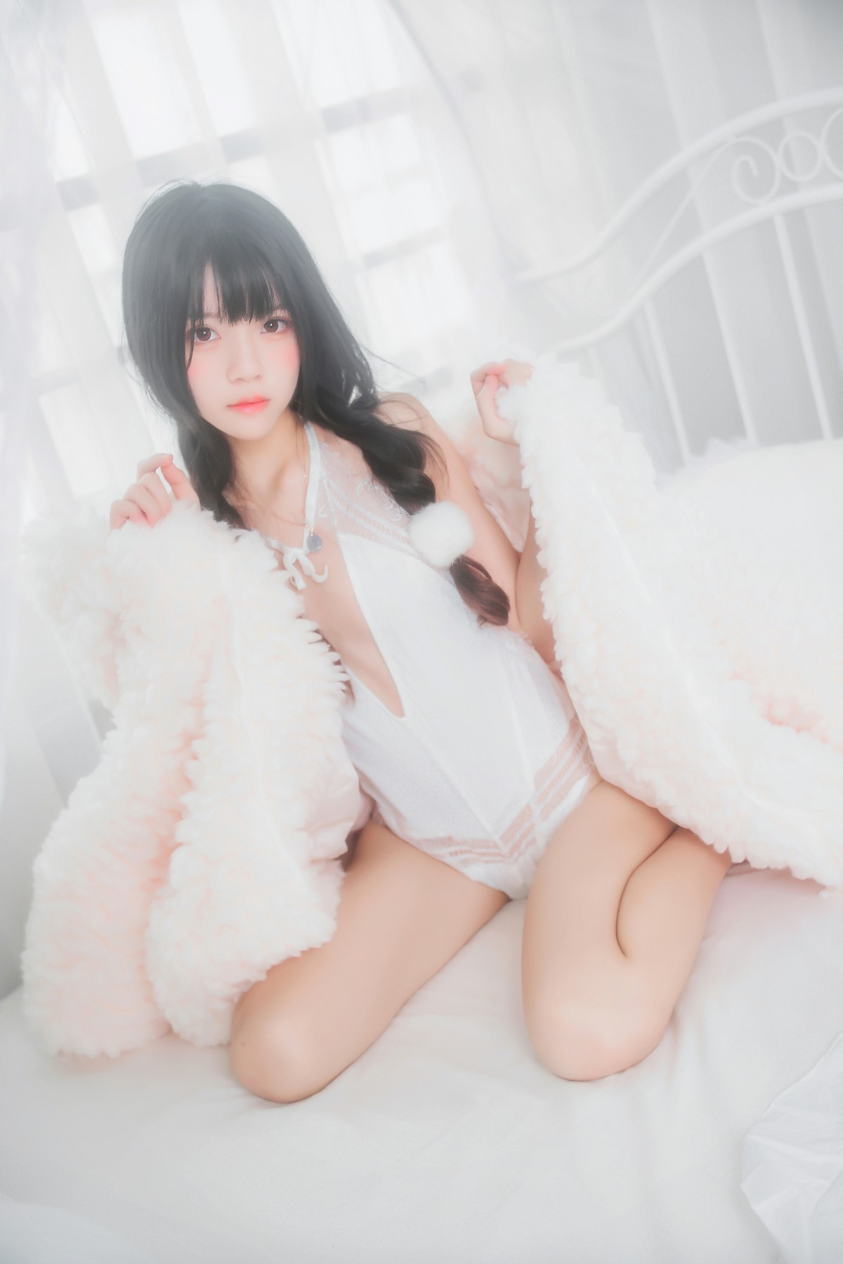 萝莉风COS 桜桃喵 – 纯白私房 – COSPLAY