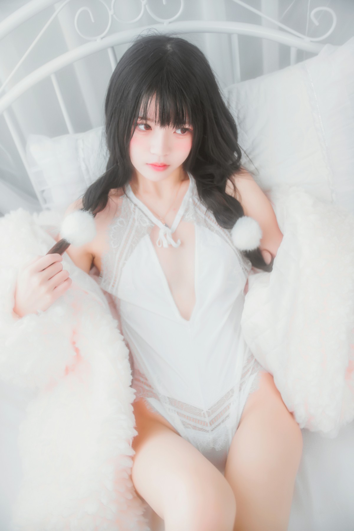 萝莉风COS 桜桃喵 – 纯白私房 – COSPLAY