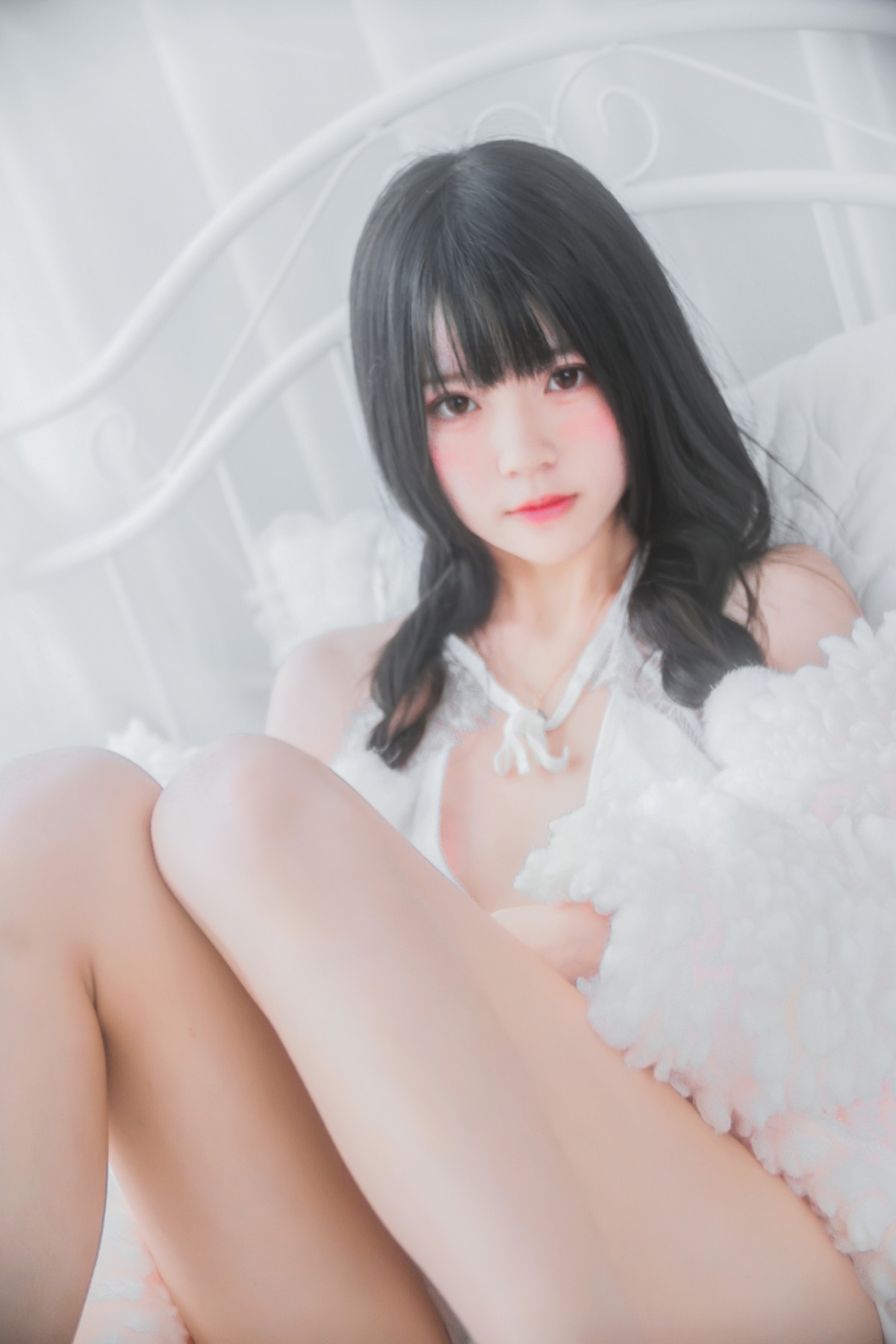 萝莉风COS 桜桃喵 – 纯白私房 – COSPLAY