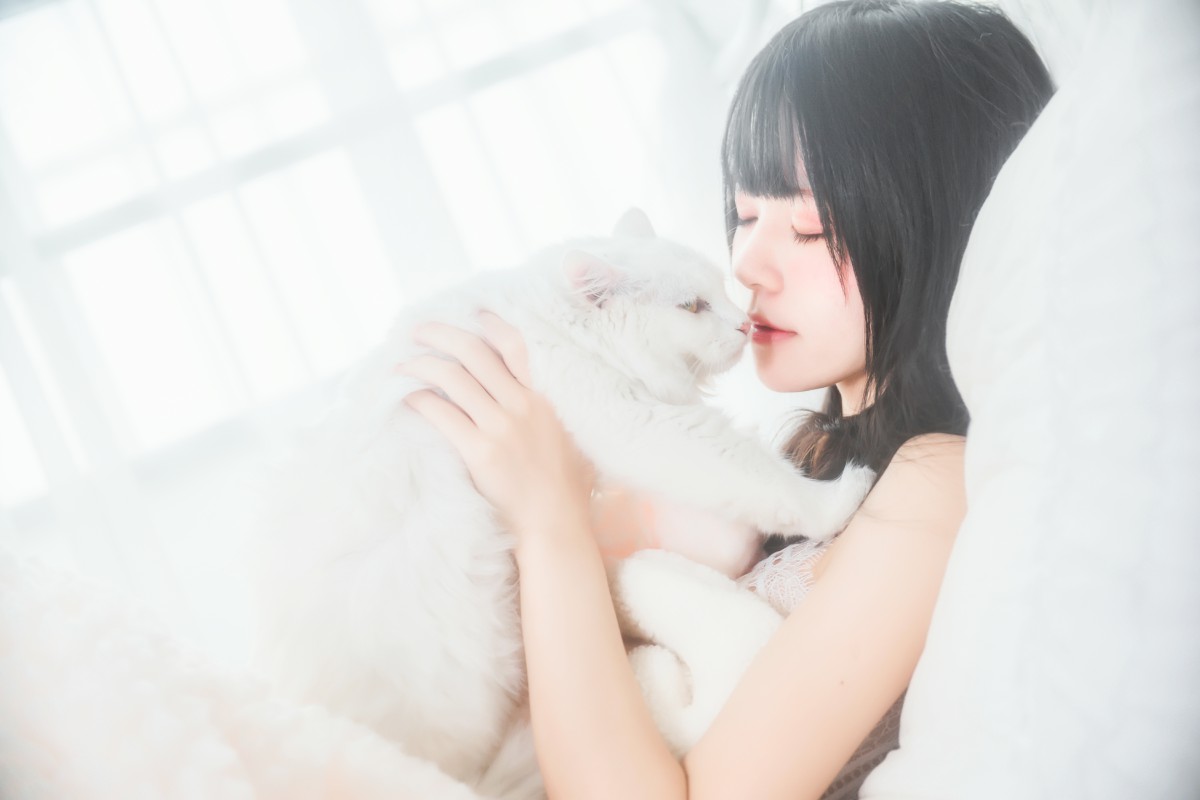 萝莉风COS 桜桃喵 – 纯白私房 – COSPLAY