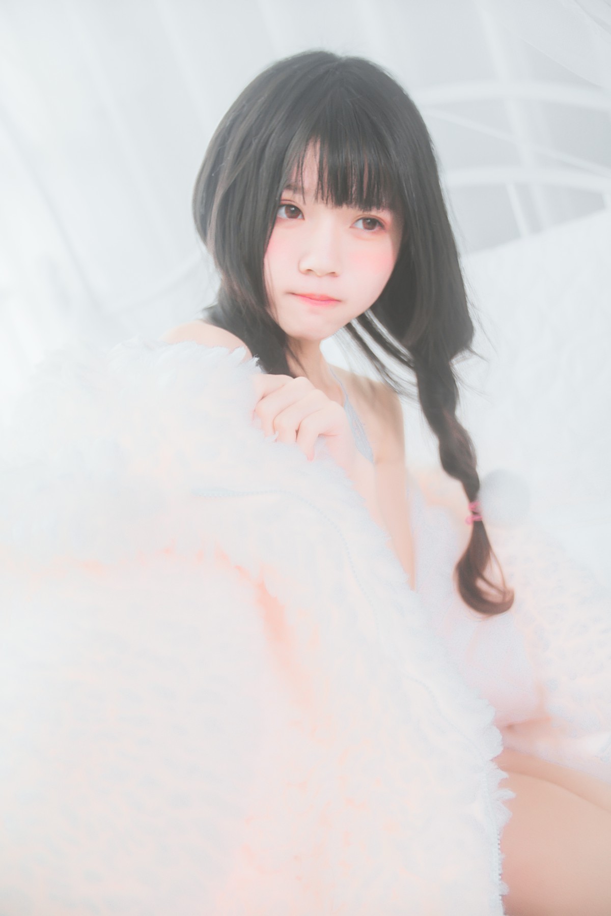 萝莉风COS 桜桃喵 – 纯白私房 – COSPLAY