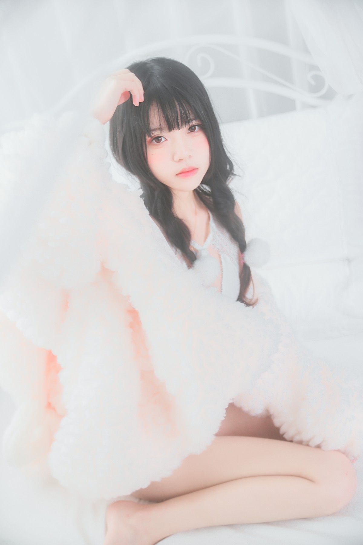萝莉风COS 桜桃喵 – 纯白私房 – COSPLAY