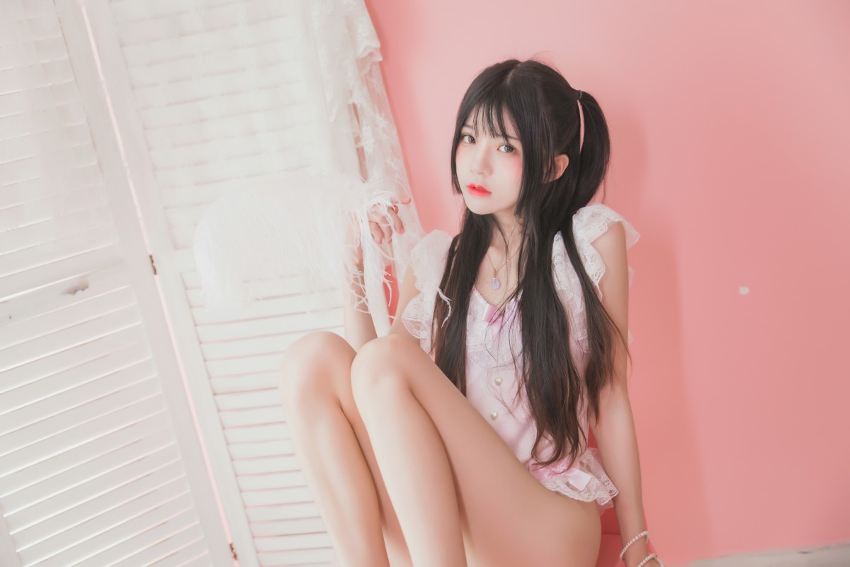 萝莉风COS 桜桃喵 –粉色浴缸 – COSPLAY