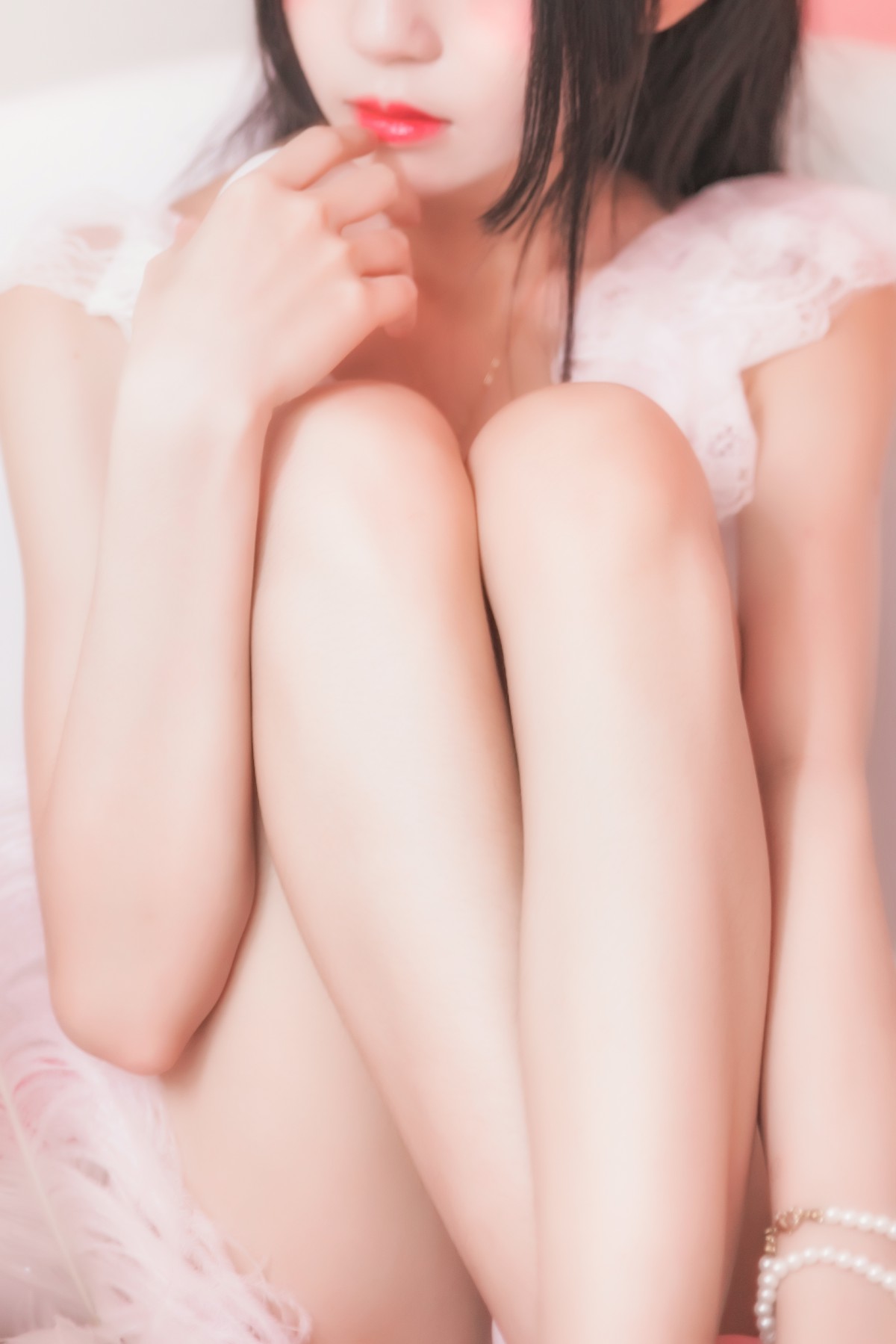 萝莉风COS 桜桃喵 –粉色浴缸 – COSPLAY