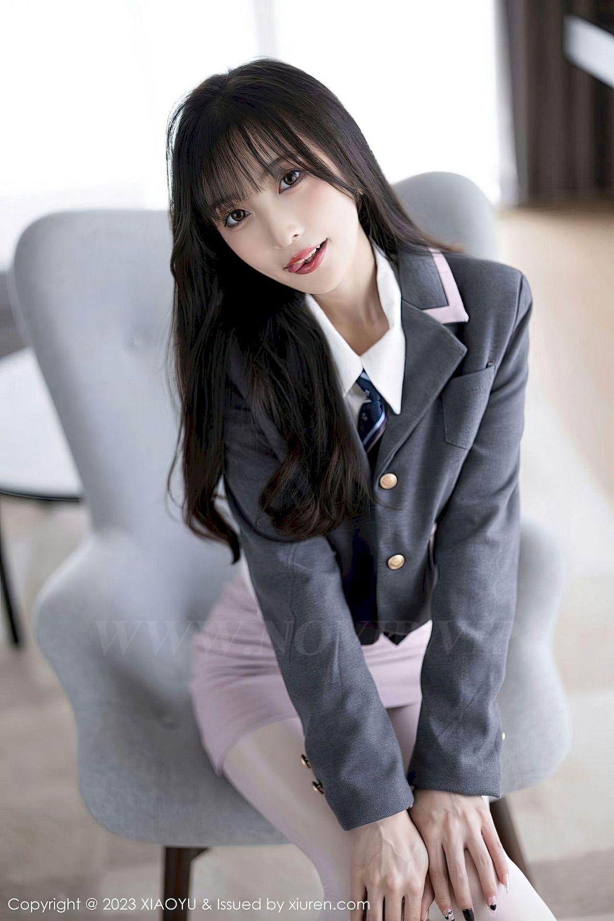 [XIAOYU语画界] VOL.996 模特林星阑 – 粉色护士服+白色丝袜性感写真