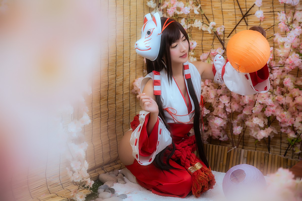 [Cosplay]鳗鱼霏儿 – 巫女 – COSPLAY