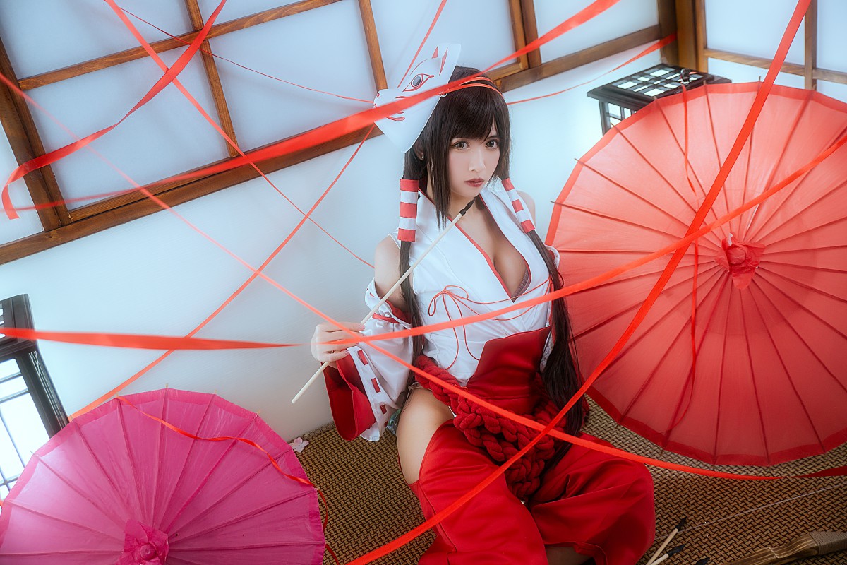 [Cosplay]鳗鱼霏儿 – 巫女 – COSPLAY