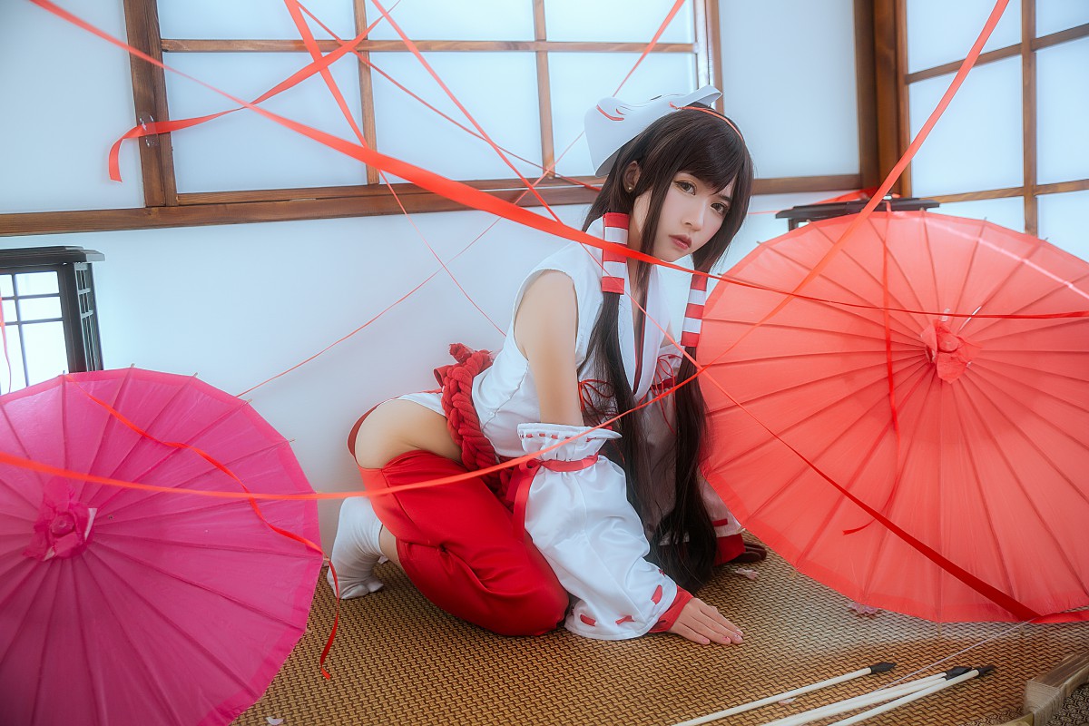 [Cosplay]鳗鱼霏儿 – 巫女 – COSPLAY
