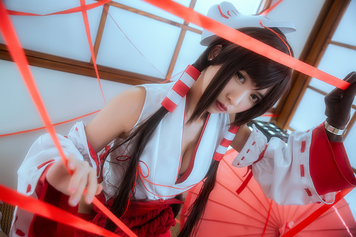 [Cosplay]鳗鱼霏儿 – 巫女 – COSPLAY