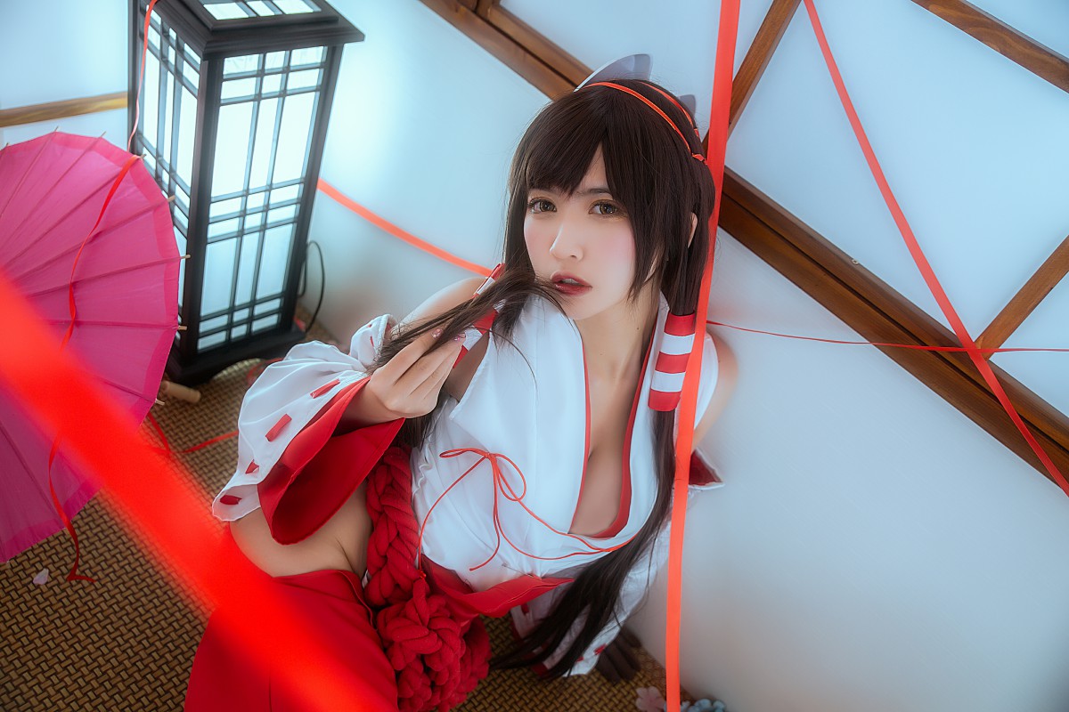 [Cosplay]鳗鱼霏儿 – 巫女 – COSPLAY