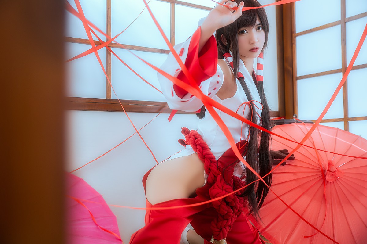 [Cosplay]鳗鱼霏儿 – 巫女 – COSPLAY