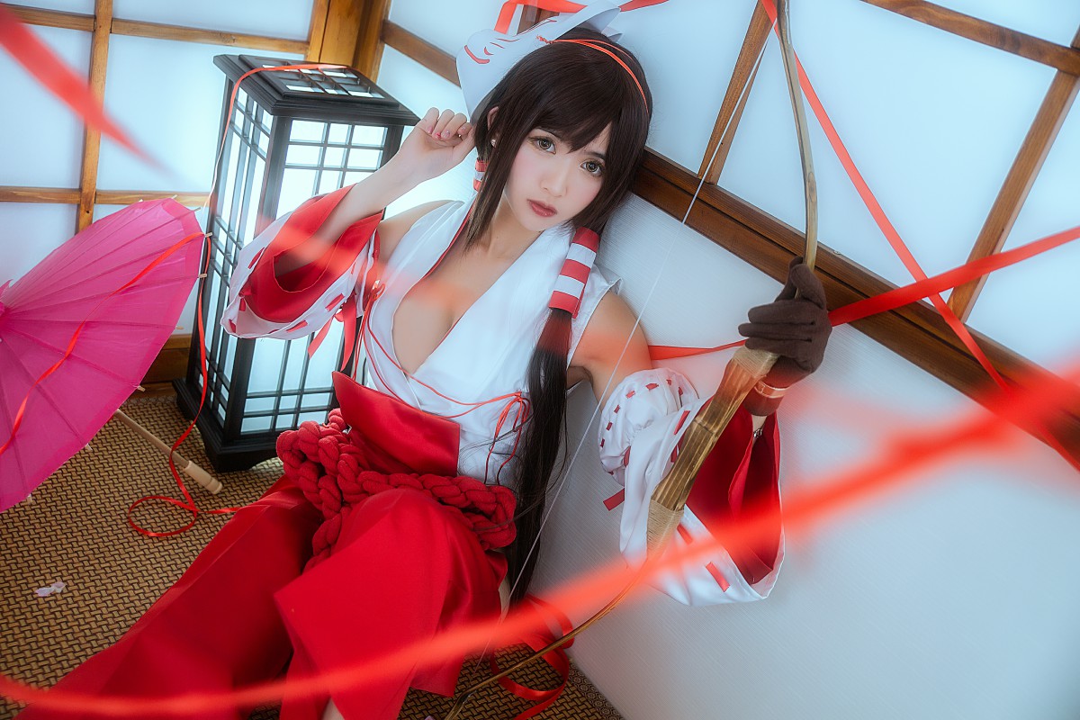 [Cosplay]鳗鱼霏儿 – 巫女 – COSPLAY