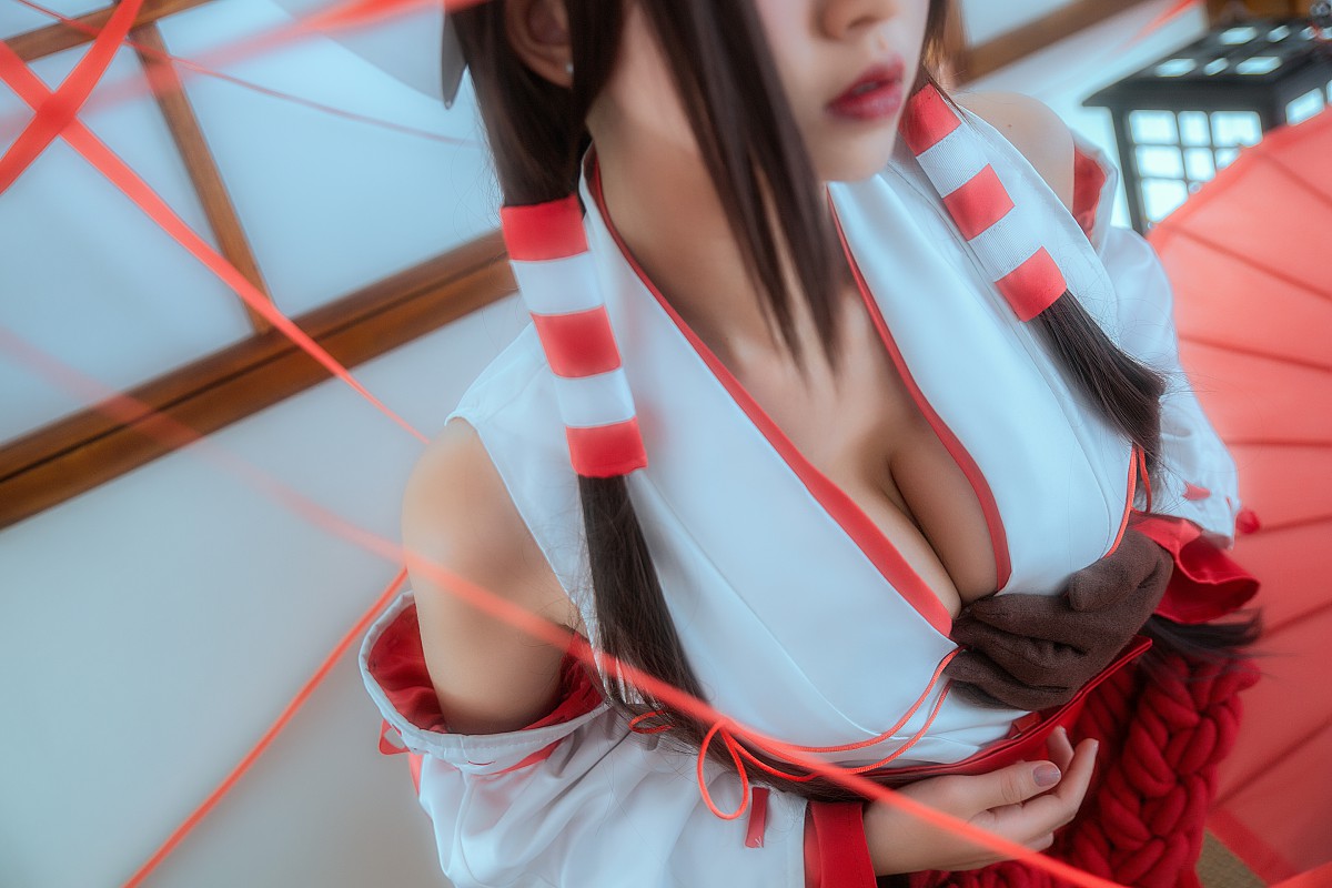[Cosplay]鳗鱼霏儿 – 巫女 – COSPLAY