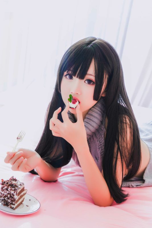 [Cosplay]面饼仙儿 – 露背毛衣 – COSPLAY-御萝部落