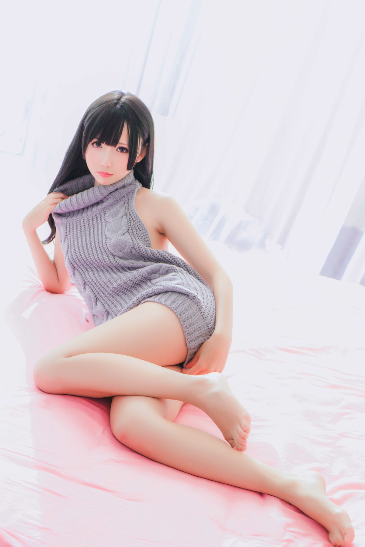 [Cosplay]面饼仙儿 – 露背毛衣 – COSPLAY