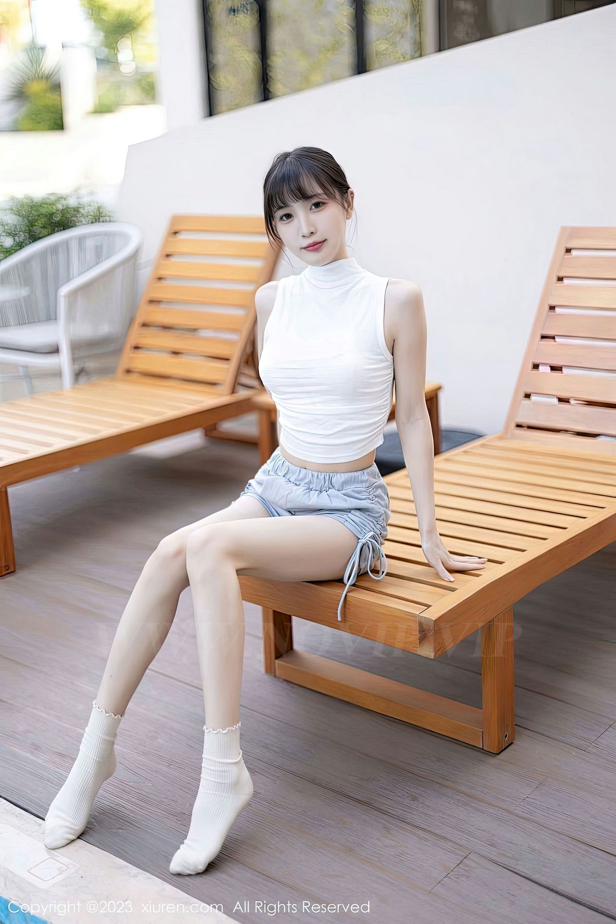 [XiuRen秀人网] No.6455 模特林星阑 – 清纯甜美+两套服饰海南旅拍