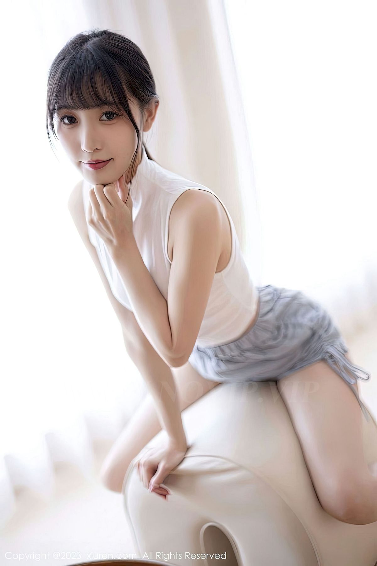[XiuRen秀人网] No.6455 模特林星阑 – 清纯甜美+两套服饰海南旅拍