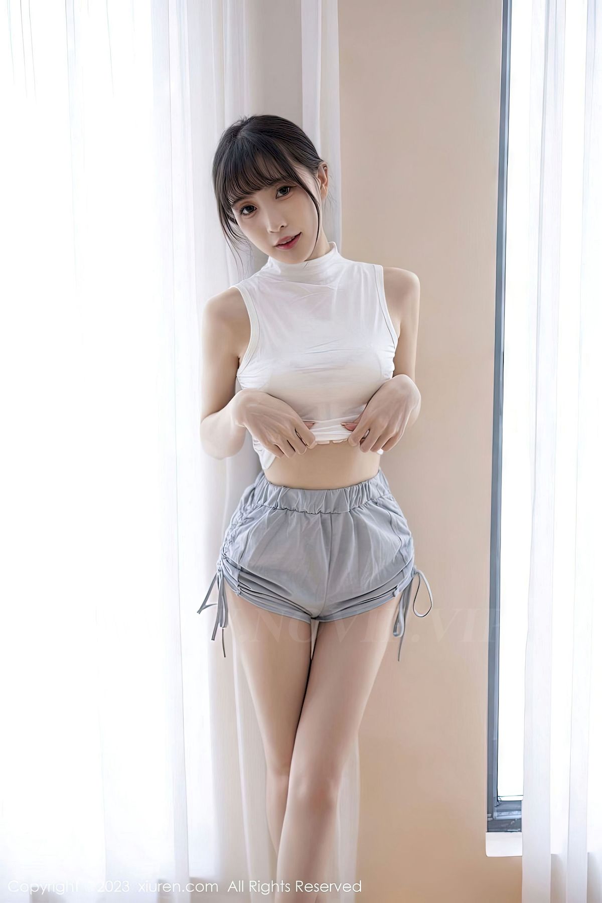 [XiuRen秀人网] No.6455 模特林星阑 – 清纯甜美+两套服饰海南旅拍