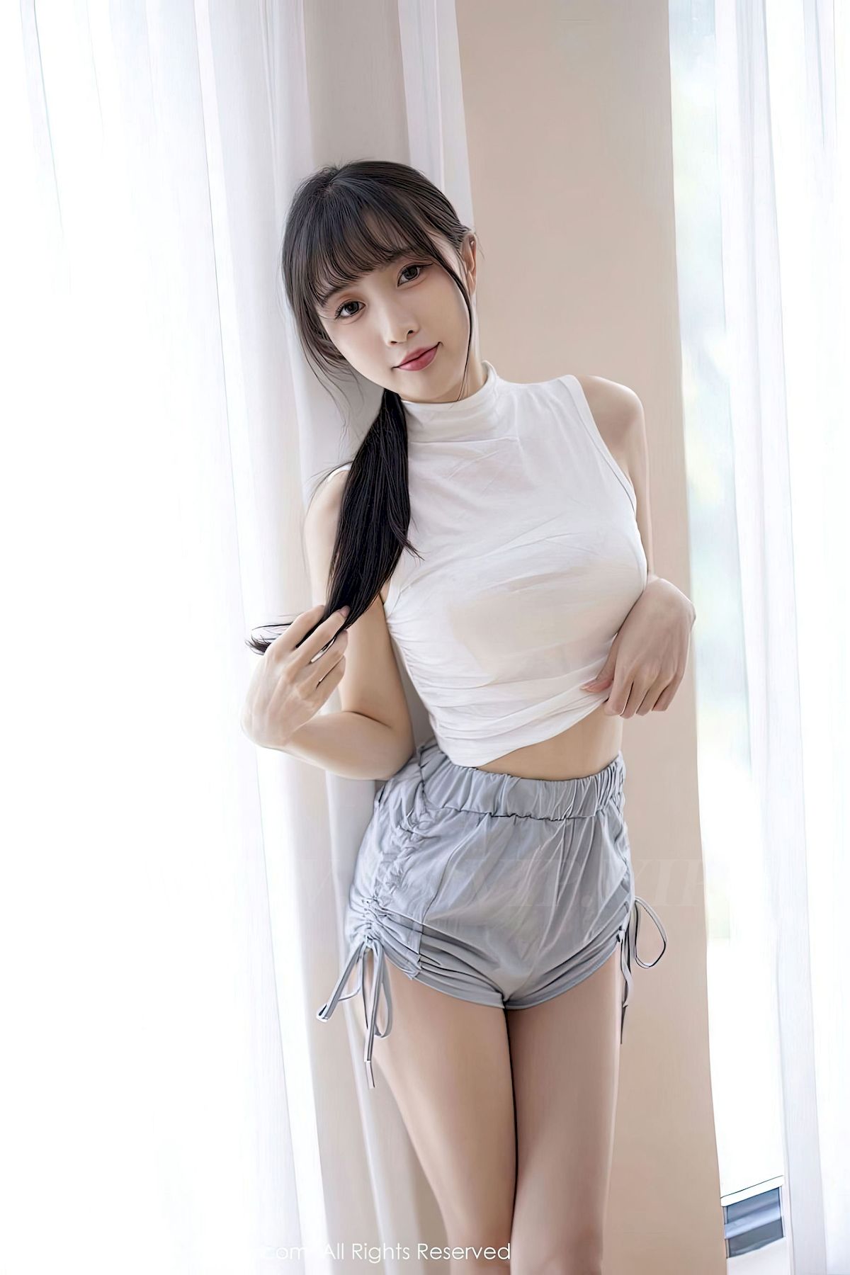[XiuRen秀人网] No.6455 模特林星阑 – 清纯甜美+两套服饰海南旅拍