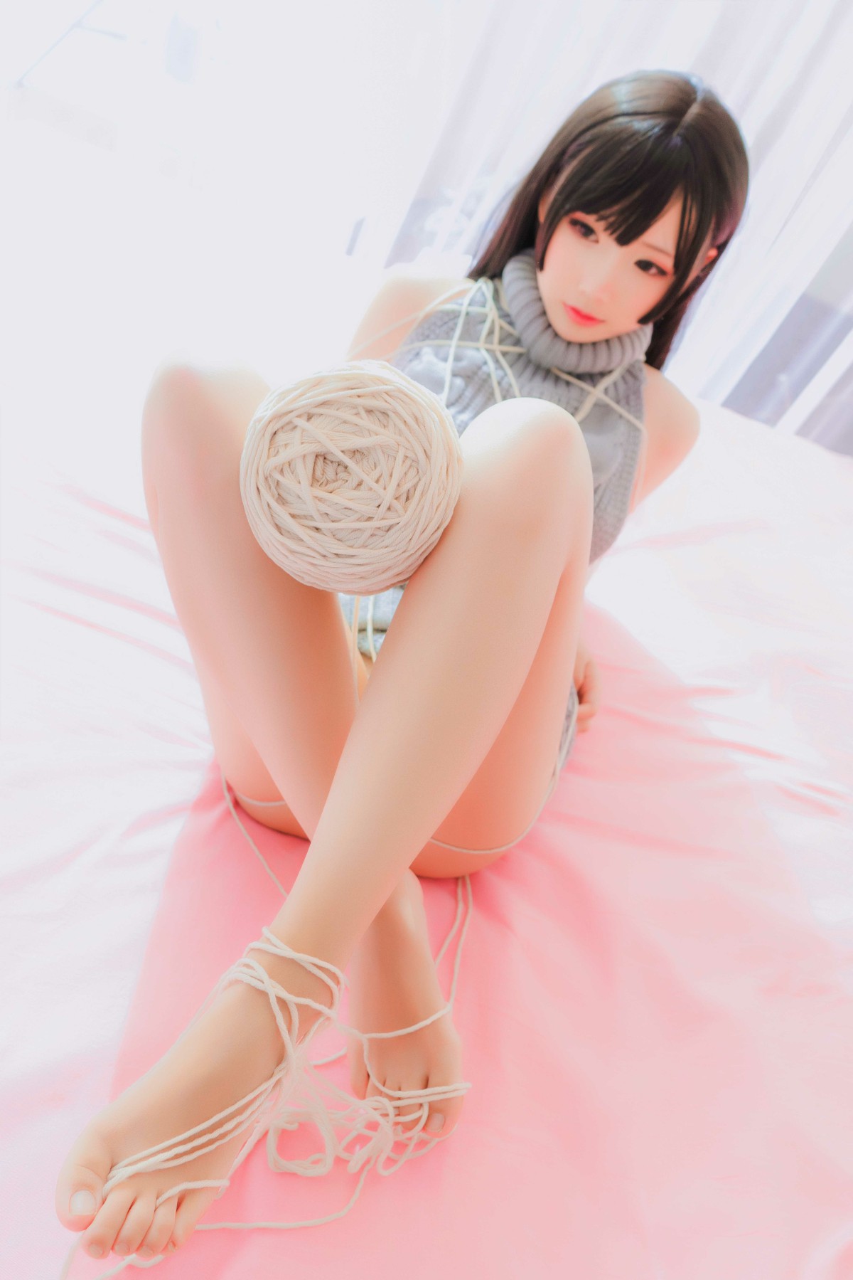 [Cosplay]面饼仙儿 – 露背毛衣 – COSPLAY