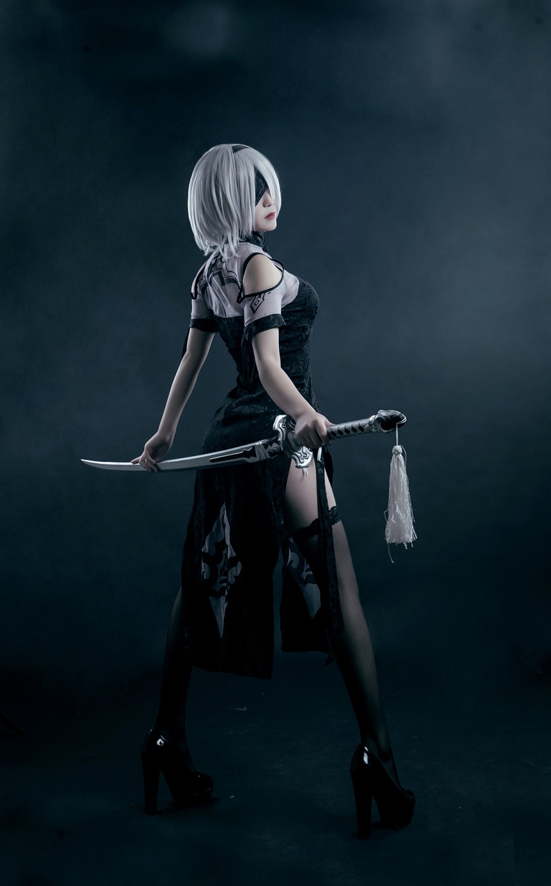 [Cosplay]穿旗袍的2B小姐姐 – COSPLAY