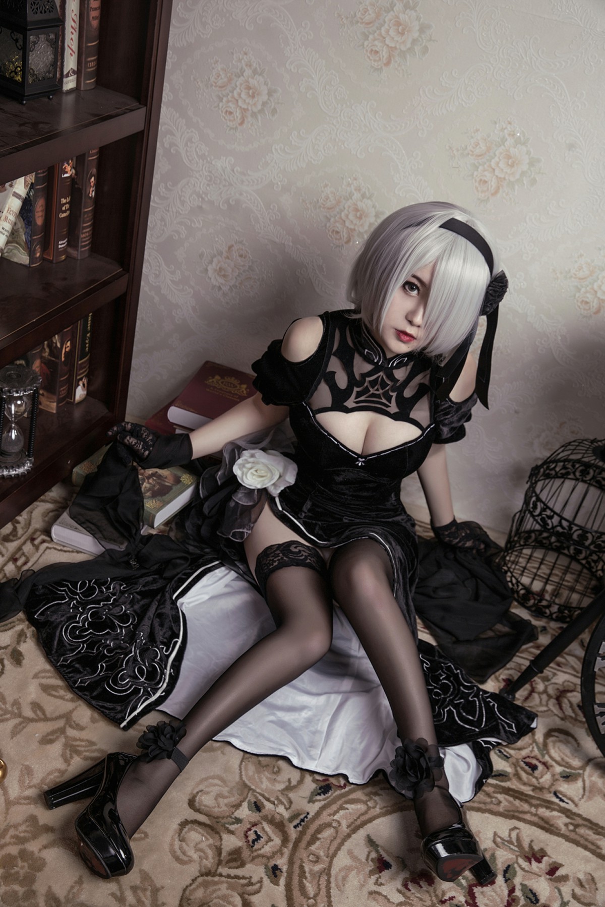 [Cosplay]穿旗袍的2B小姐姐 – COSPLAY