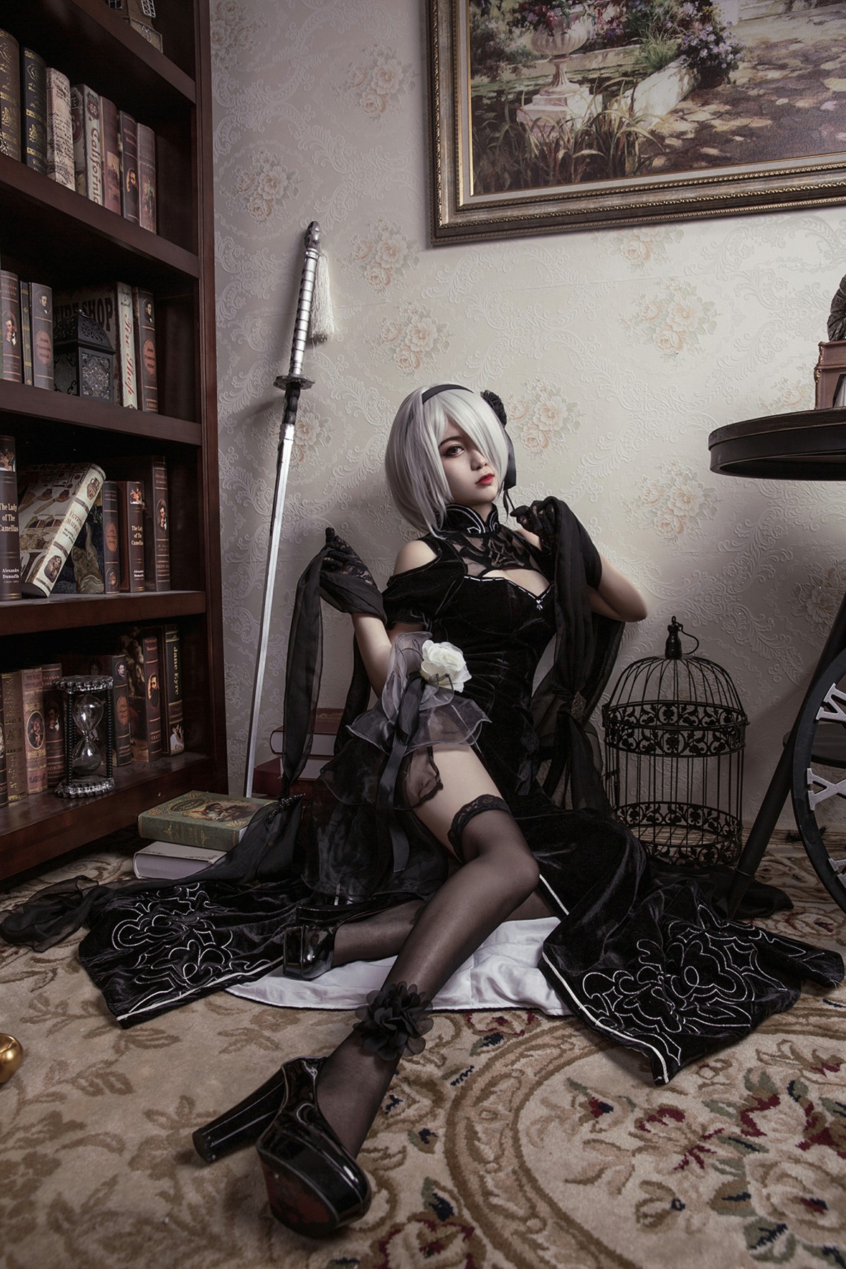 [Cosplay]穿旗袍的2B小姐姐 – COSPLAY