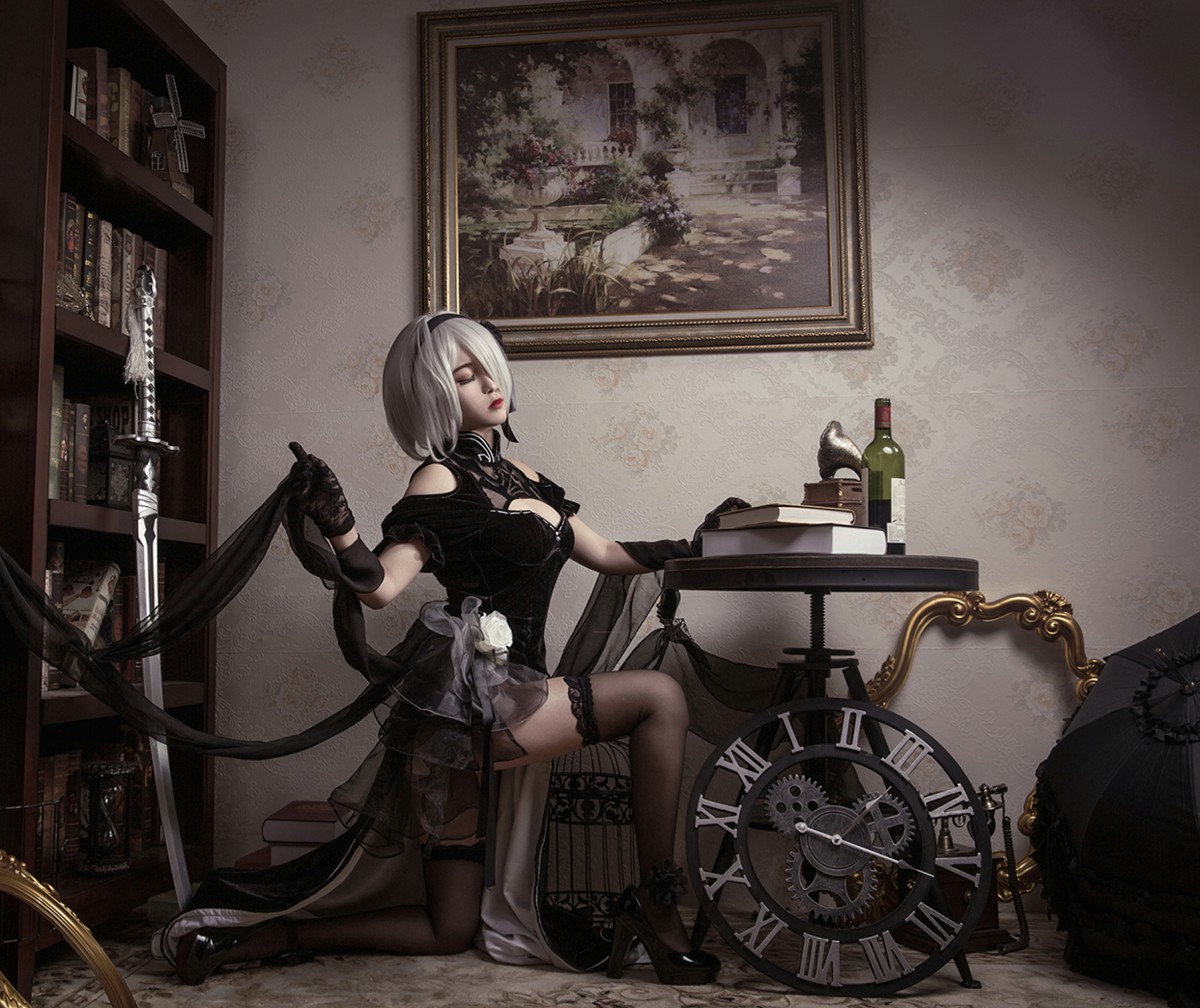 [Cosplay]穿旗袍的2B小姐姐 – COSPLAY