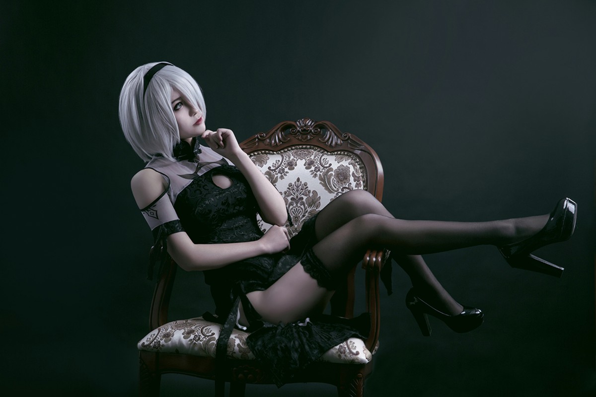 [Cosplay]穿旗袍的2B小姐姐 – COSPLAY