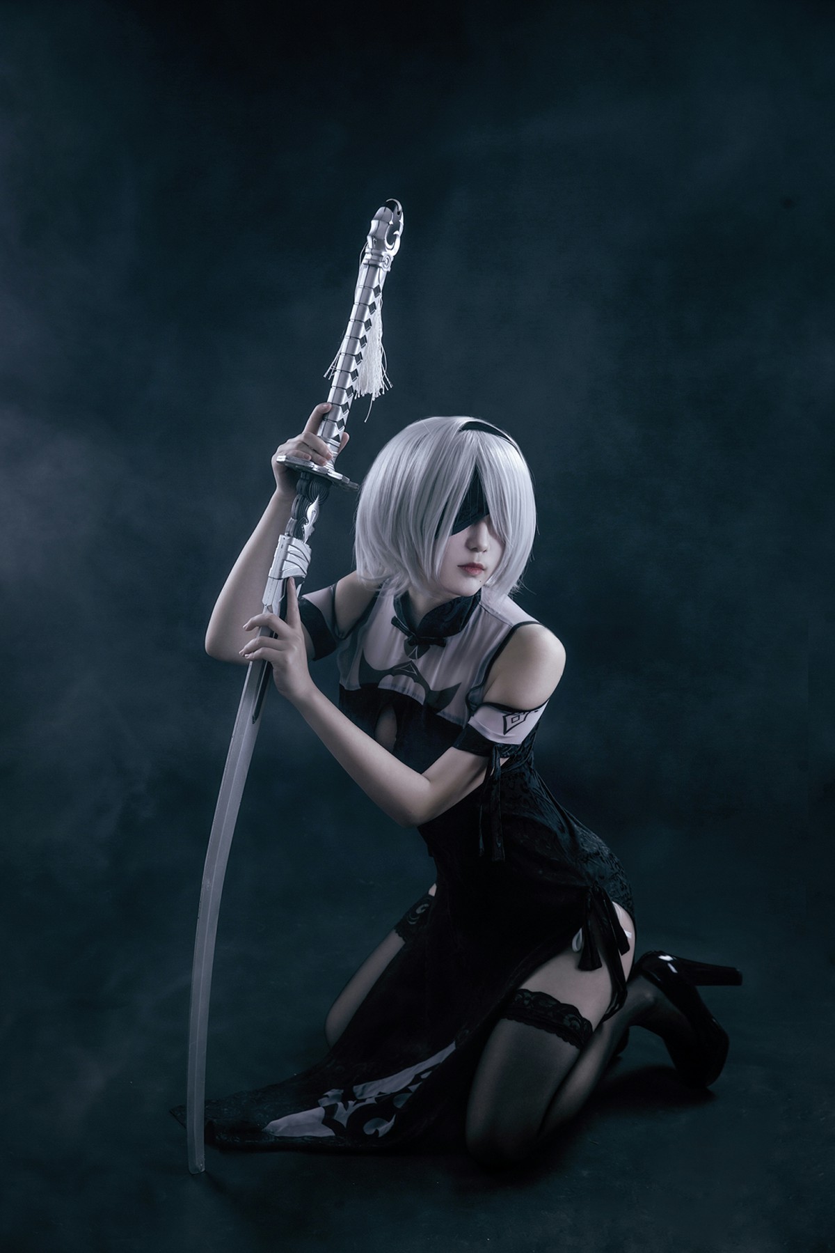 [Cosplay]穿旗袍的2B小姐姐 – COSPLAY