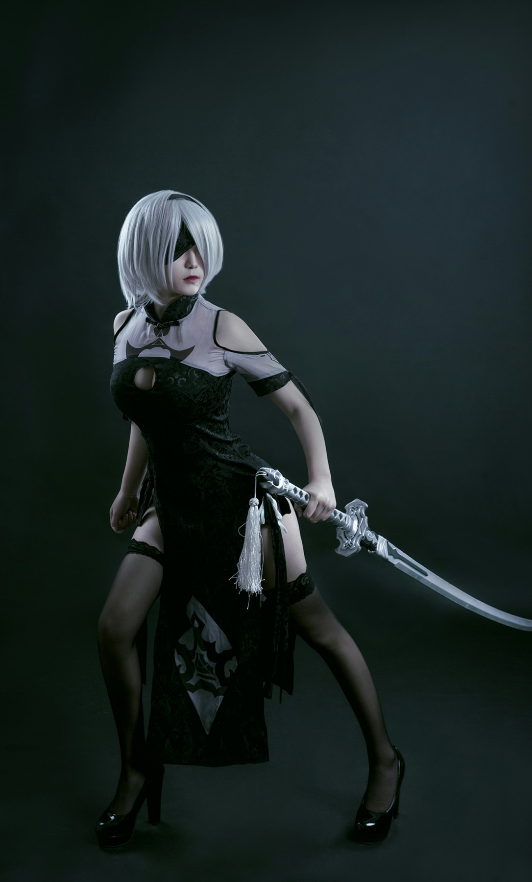 [Cosplay]穿旗袍的2B小姐姐 – COSPLAY