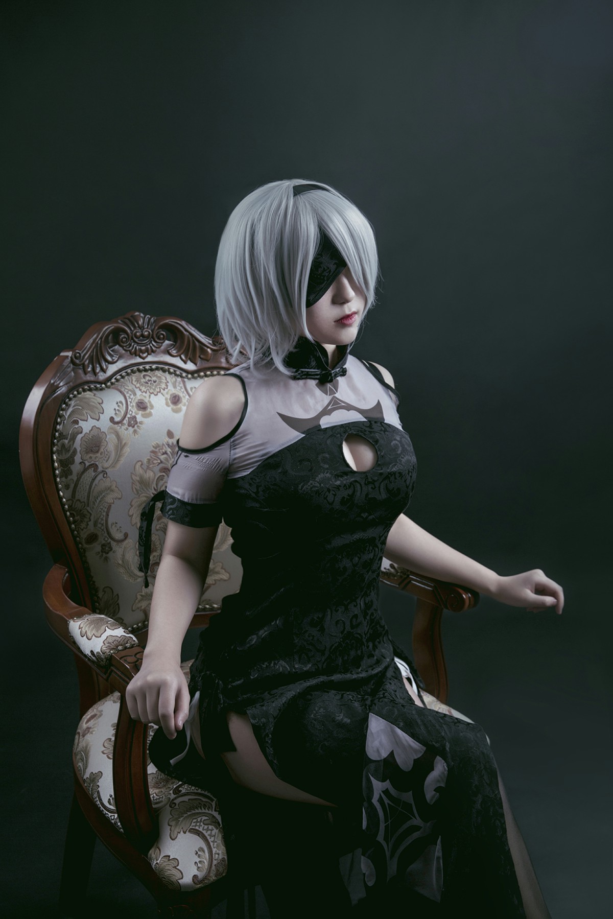 [Cosplay]穿旗袍的2B小姐姐 – COSPLAY
