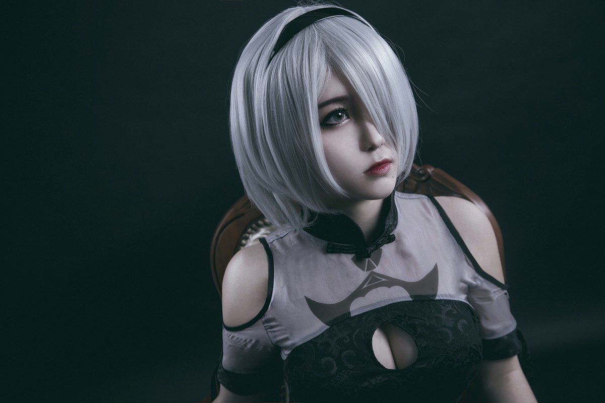 [Cosplay]穿旗袍的2B小姐姐 – COSPLAY