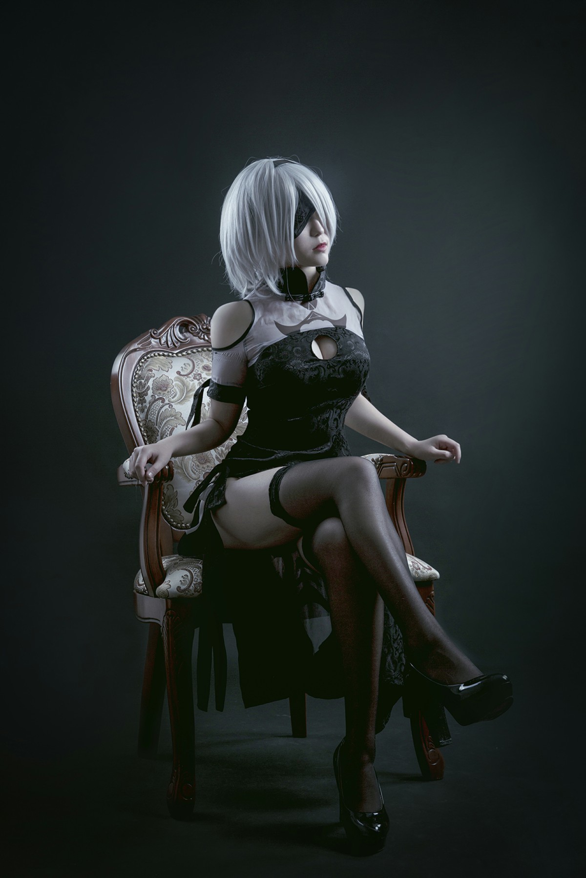 [Cosplay]穿旗袍的2B小姐姐 – COSPLAY