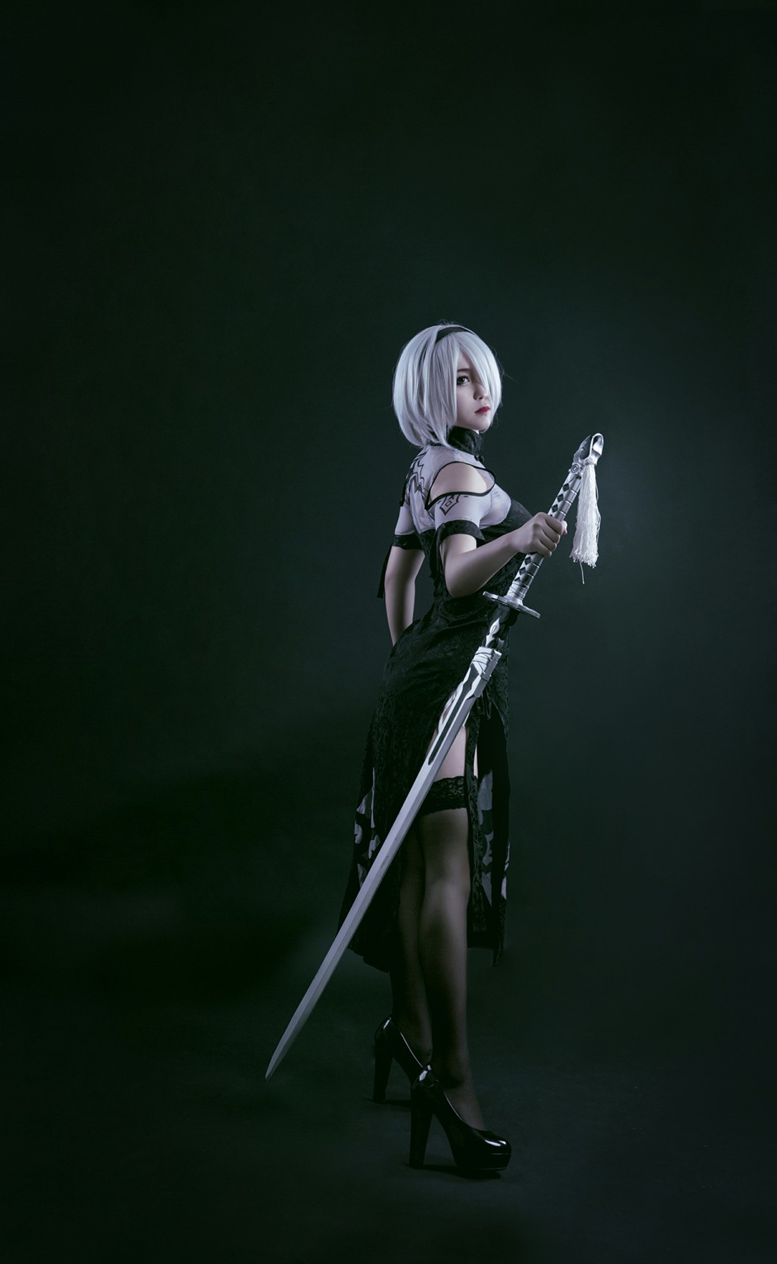 [Cosplay]穿旗袍的2B小姐姐 – COSPLAY