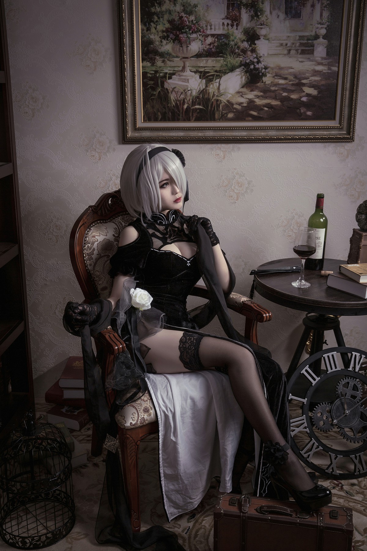 [Cosplay]穿旗袍的2B小姐姐 – COSPLAY
