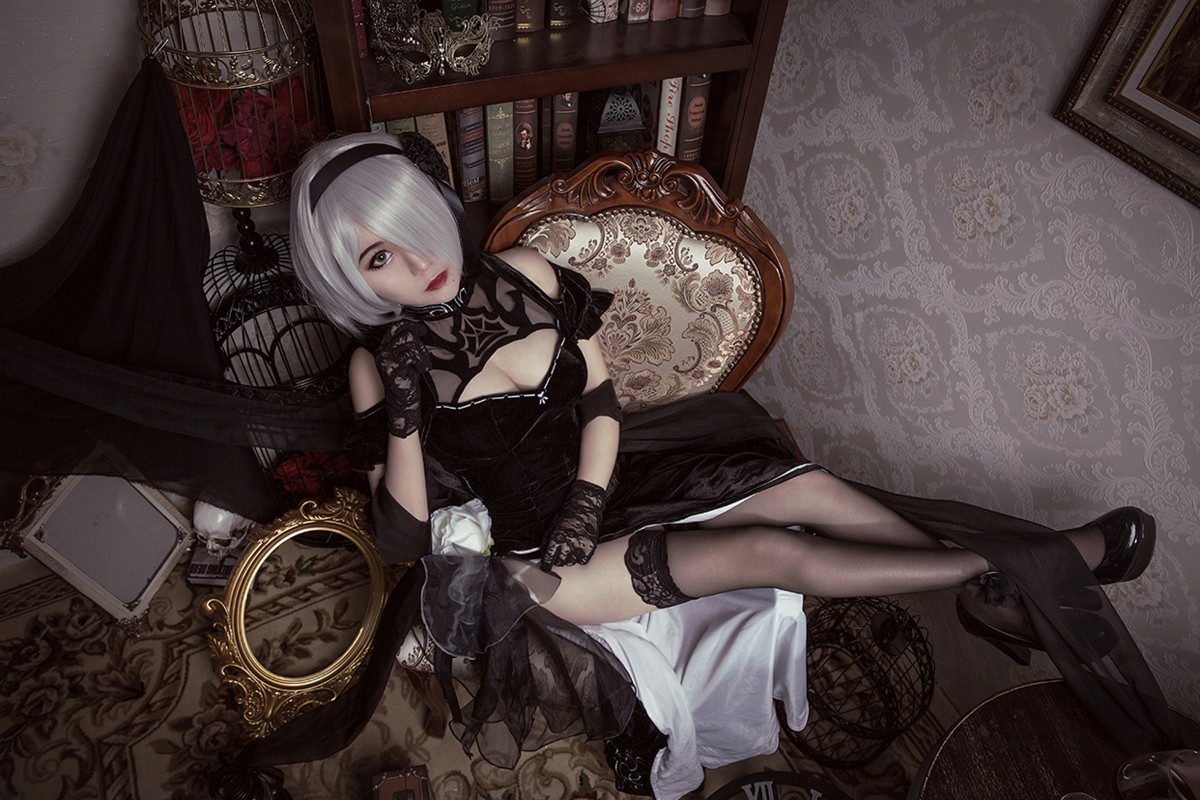 [Cosplay]穿旗袍的2B小姐姐 – COSPLAY
