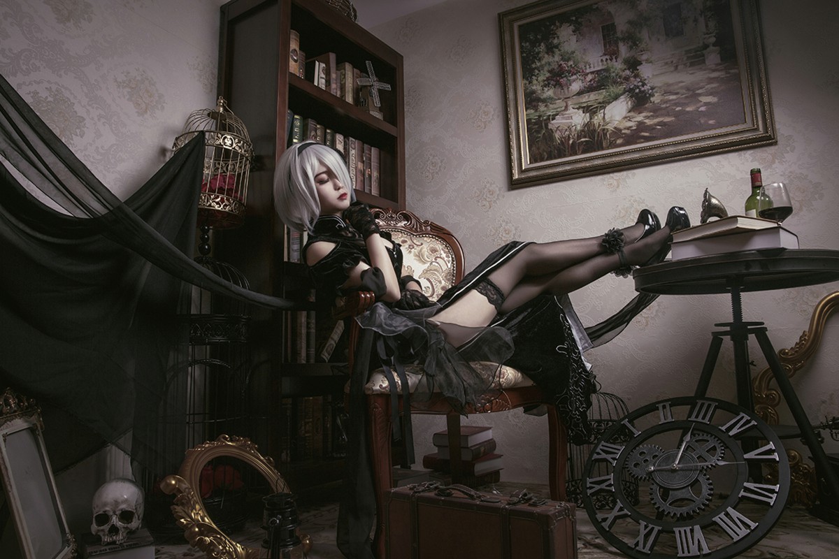 [Cosplay]穿旗袍的2B小姐姐 – COSPLAY