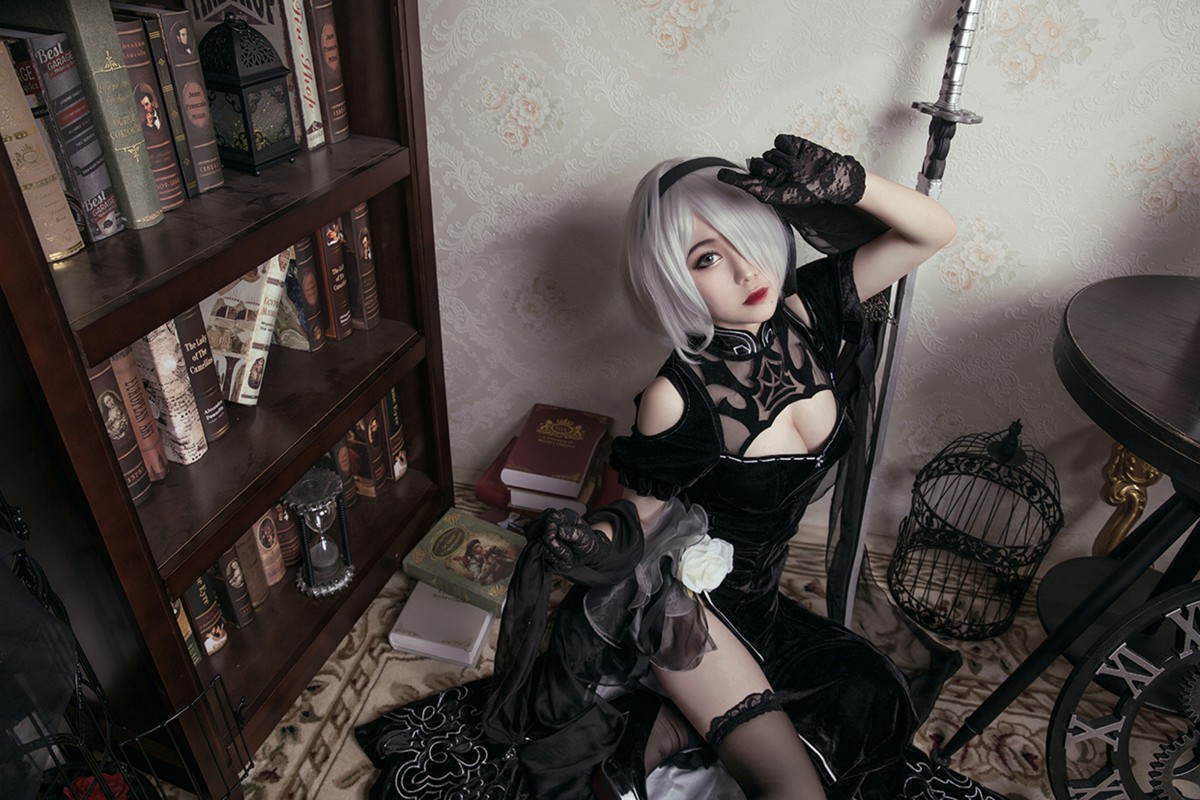[Cosplay]穿旗袍的2B小姐姐 – COSPLAY