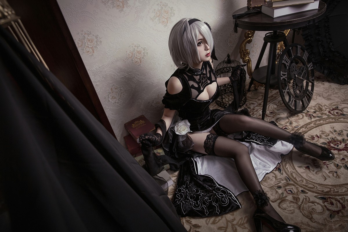 [Cosplay]穿旗袍的2B小姐姐 – COSPLAY