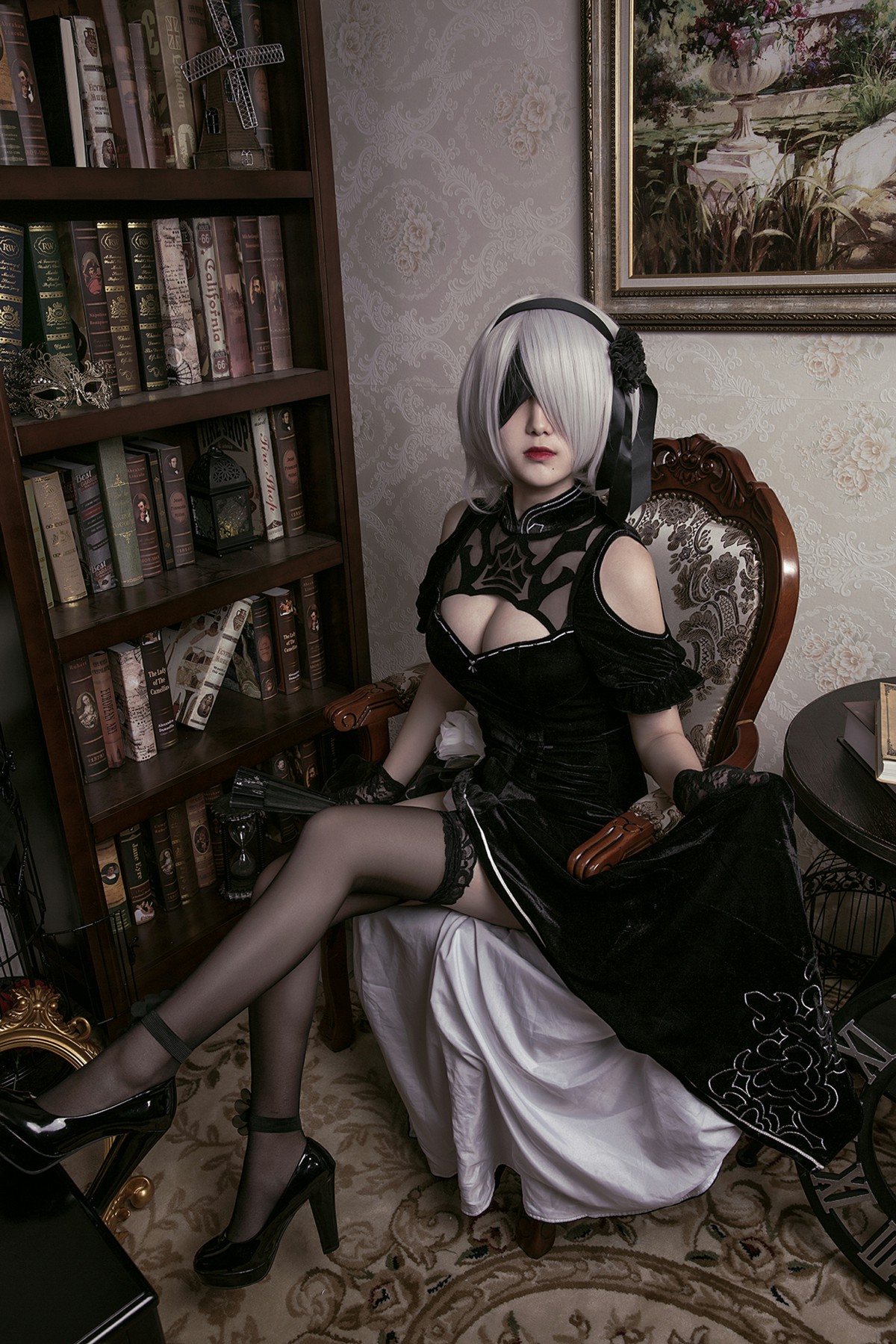 [Cosplay]穿旗袍的2B小姐姐 – COSPLAY